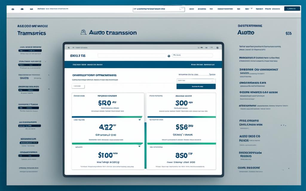 Online Transmission Purchase Interface