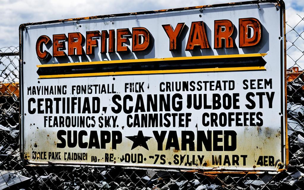 Certified Scrap Yard