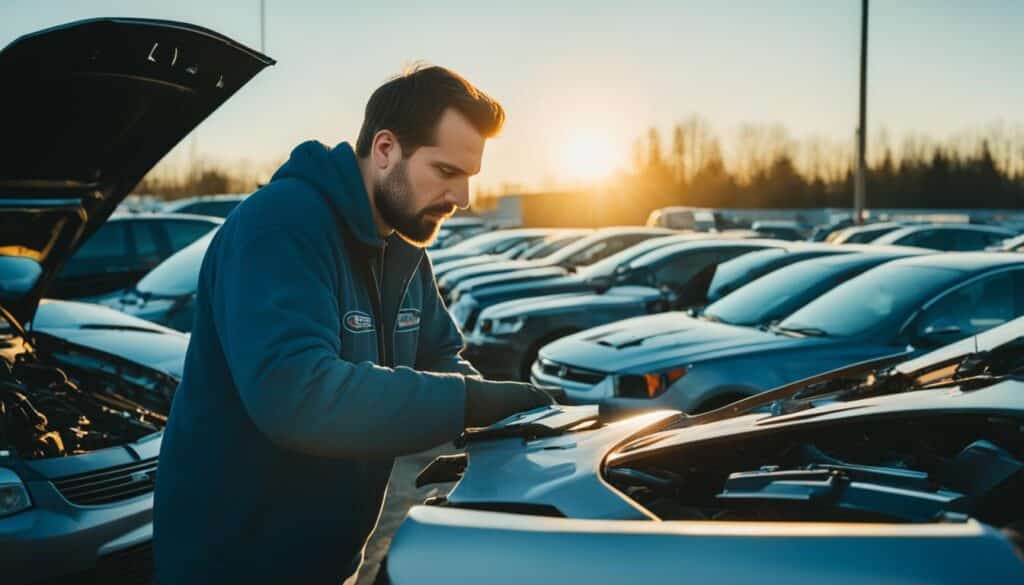 DIY part removal in self-service junkyards